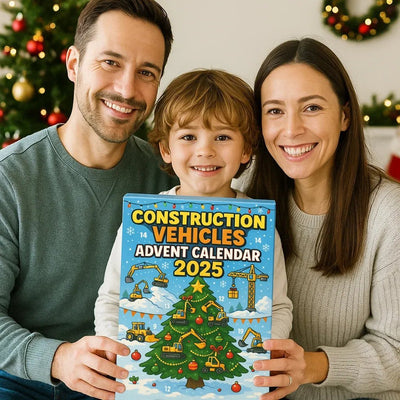 🚜 Construction Vehicles Advent Calendar 2025 - FairyLightTrees
