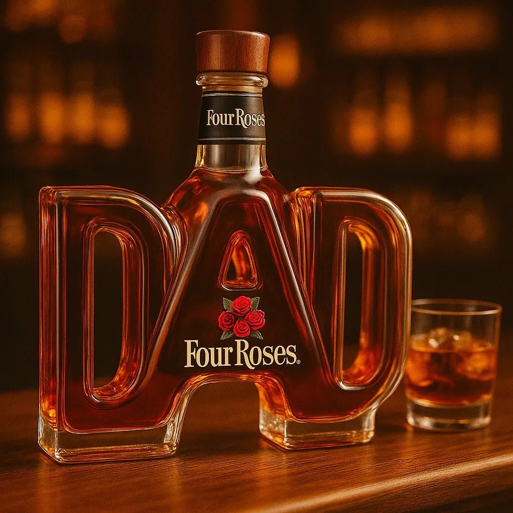 DAD Glass Decanter — A Tribute to Fatherhood - FairyLightTrees