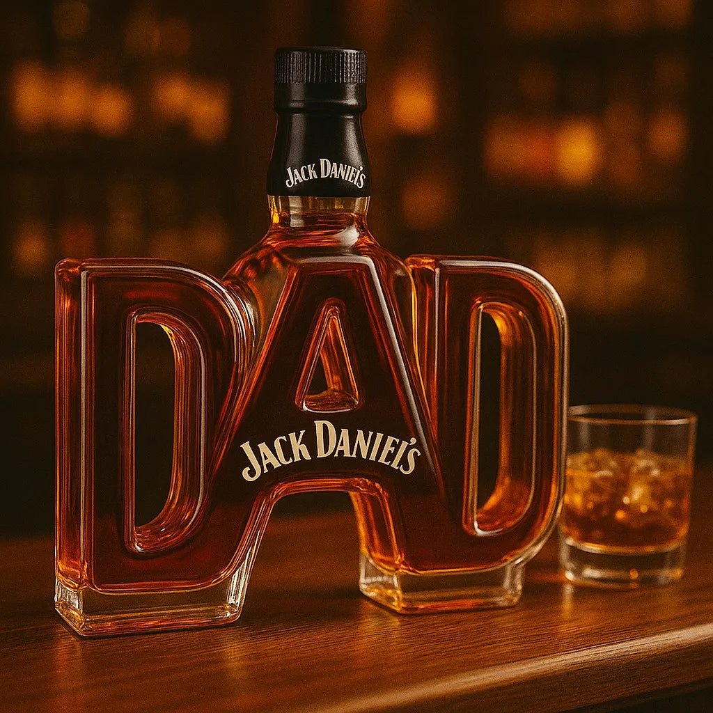 DAD Glass Decanter — A Tribute to Fatherhood - FairyLightTrees