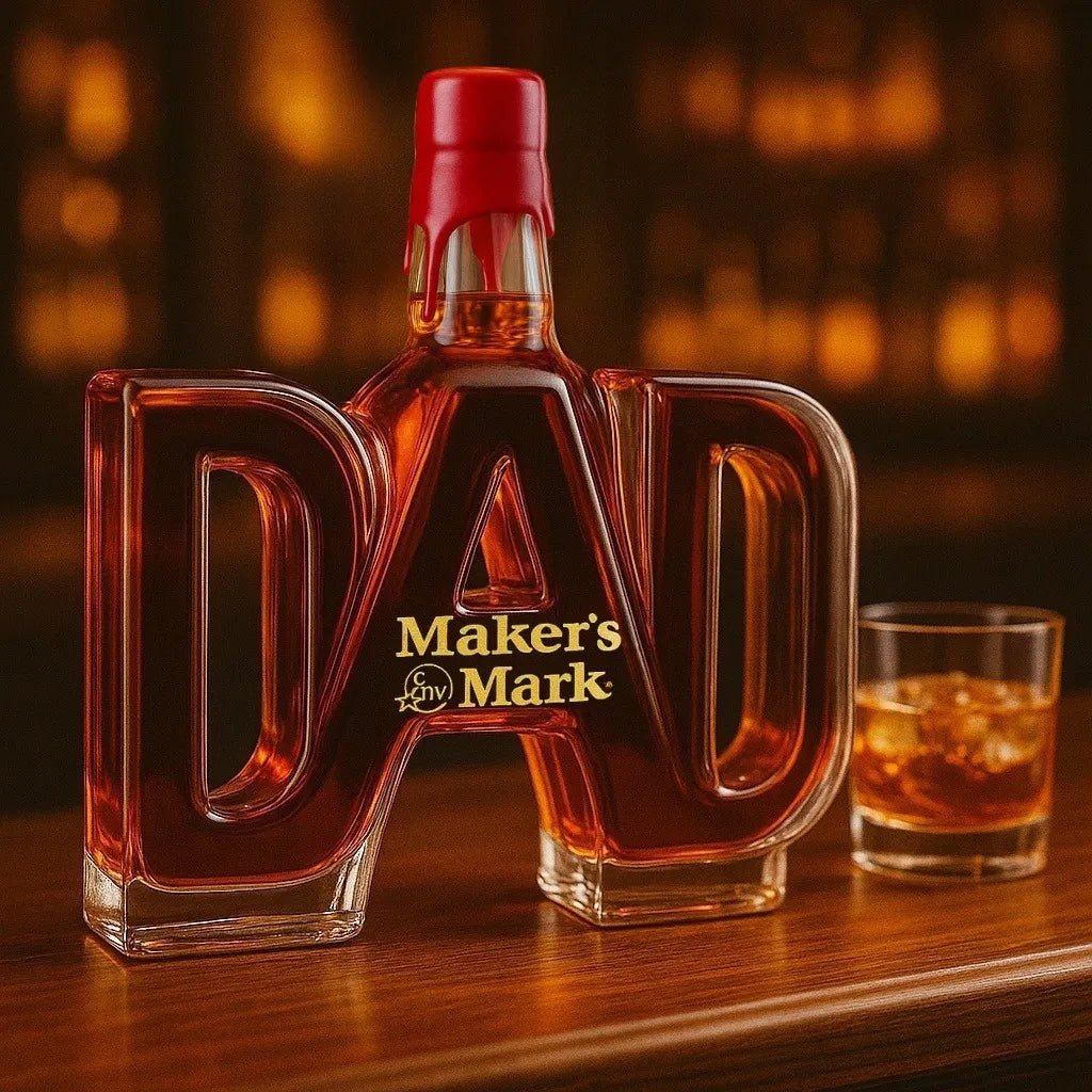 DAD Glass Decanter — A Tribute to Fatherhood - FairyLightTrees