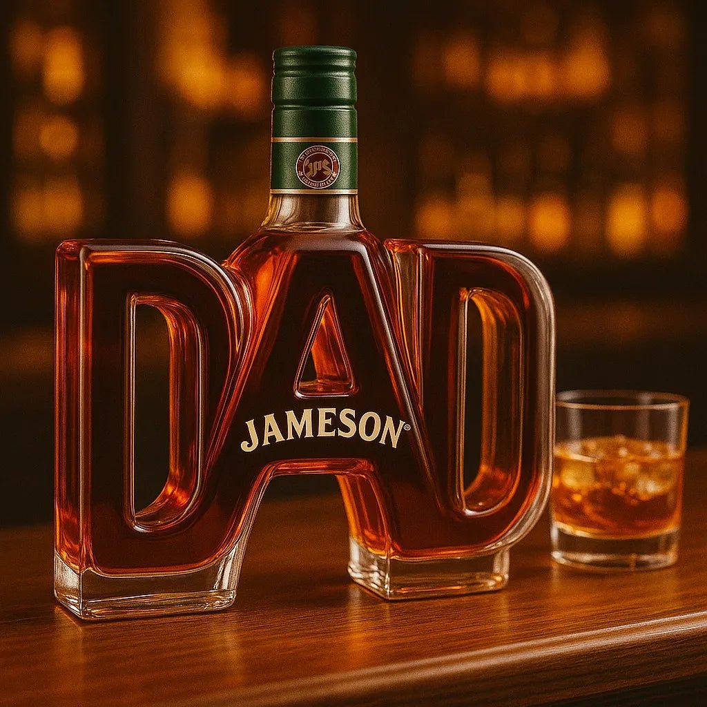 DAD Glass Decanter — A Tribute to Fatherhood - FairyLightTrees