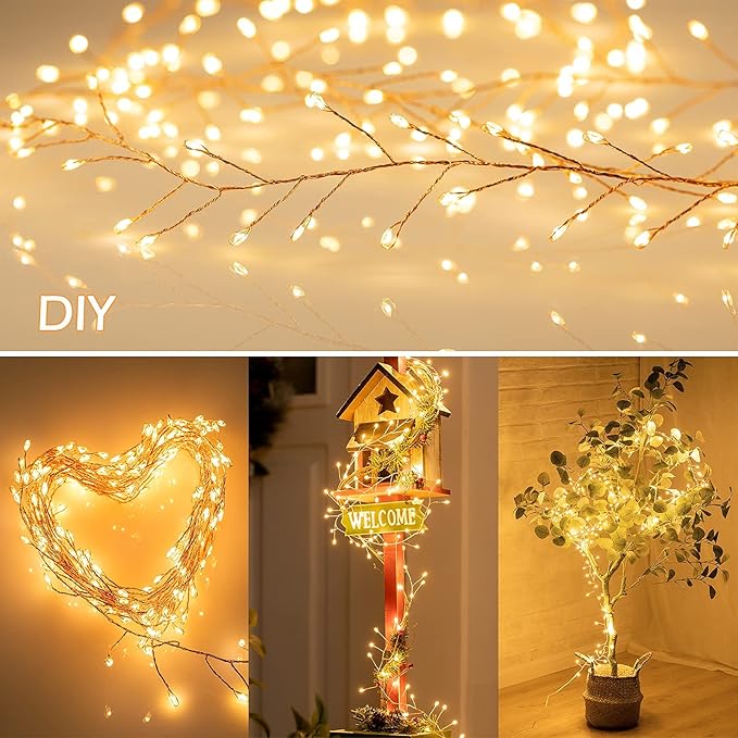🎄Early Christmas Promotion - 50% Off🎁 Firework Copper Wire String Lights - FairyLightTrees