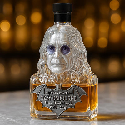 Immortalized in Glass — The Whisky Bottle Tribute to Ozzy Osbourne - FairyLightTrees