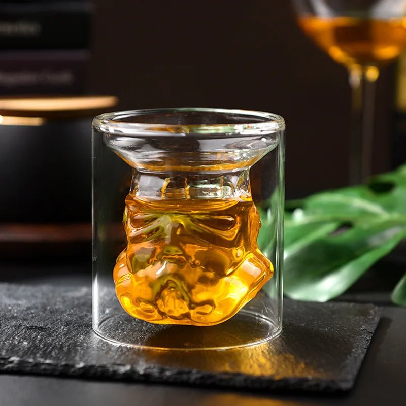 Imperial Guard Helmet Decanter — Premium Glass for Whiskey Lovers - FairyLightTrees