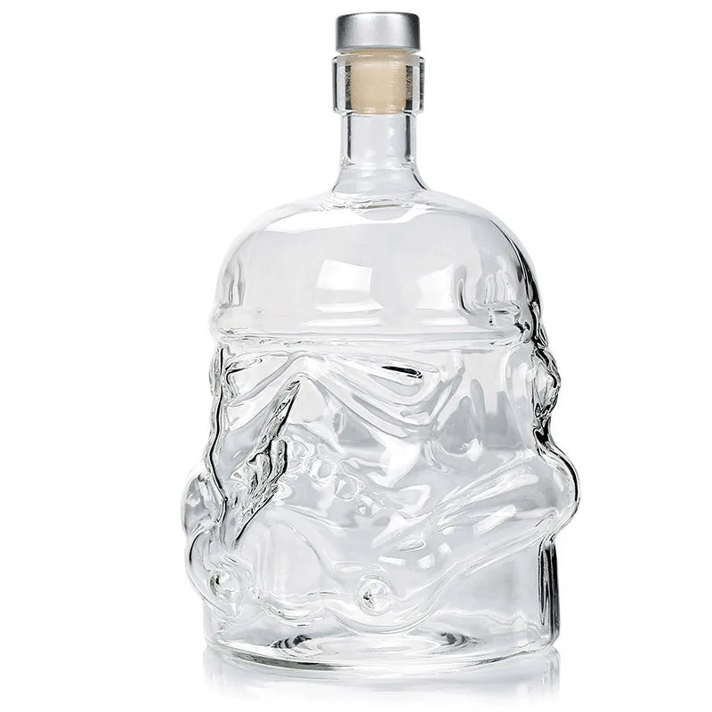 Imperial Guard Helmet Decanter — Premium Glass for Whiskey Lovers - FairyLightTrees