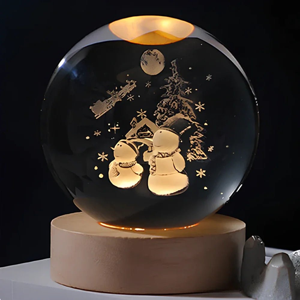 Luminous Crystal Ball - FairyLightTrees