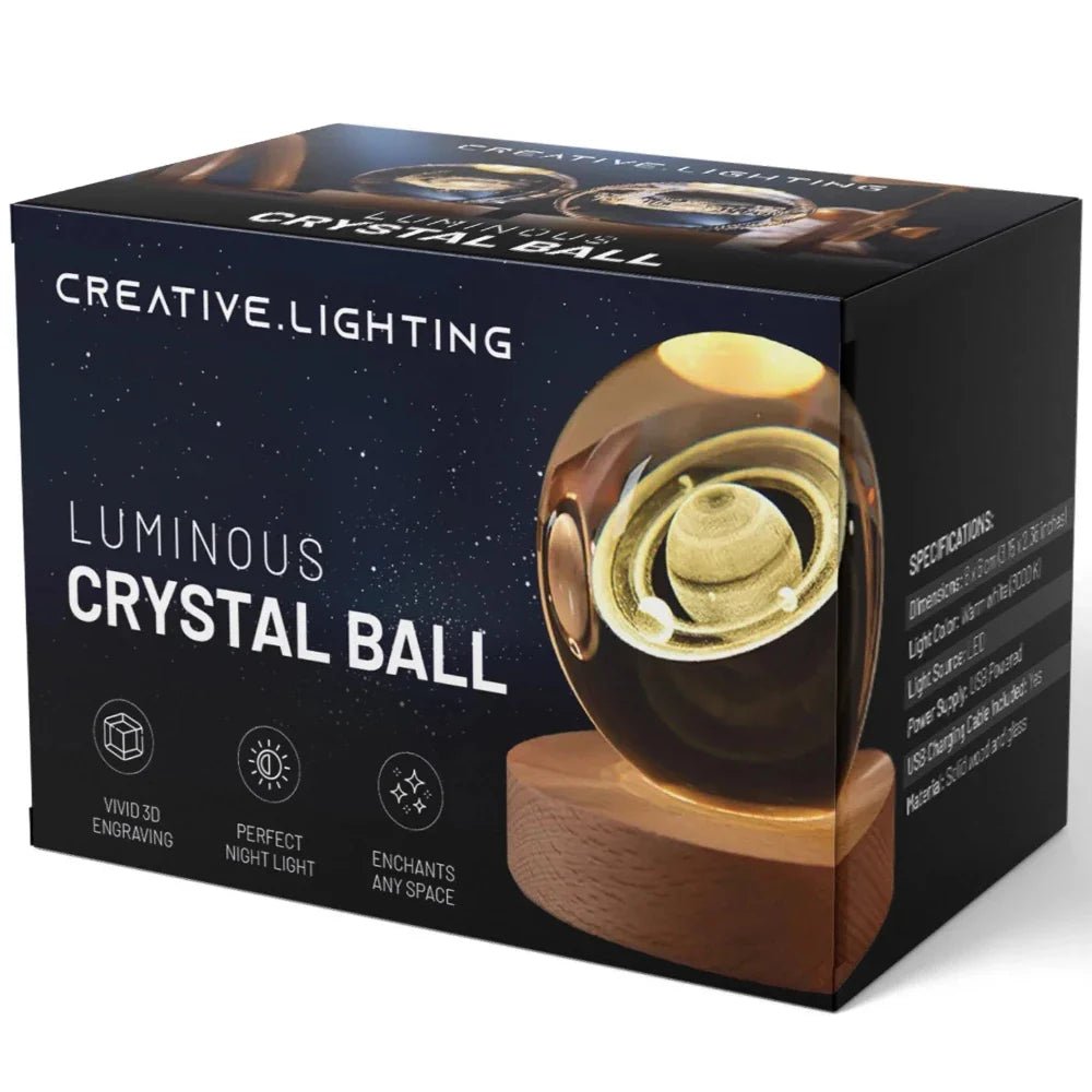 Luminous Crystal Ball - FairyLightTrees