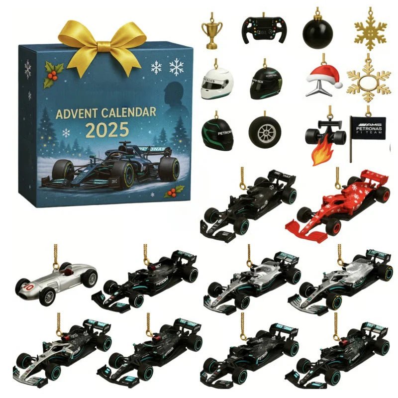 🎄 Mercedes F1 Racing Legends 2025 Advent Calendar – Collector’s Edition - FairyLightTrees