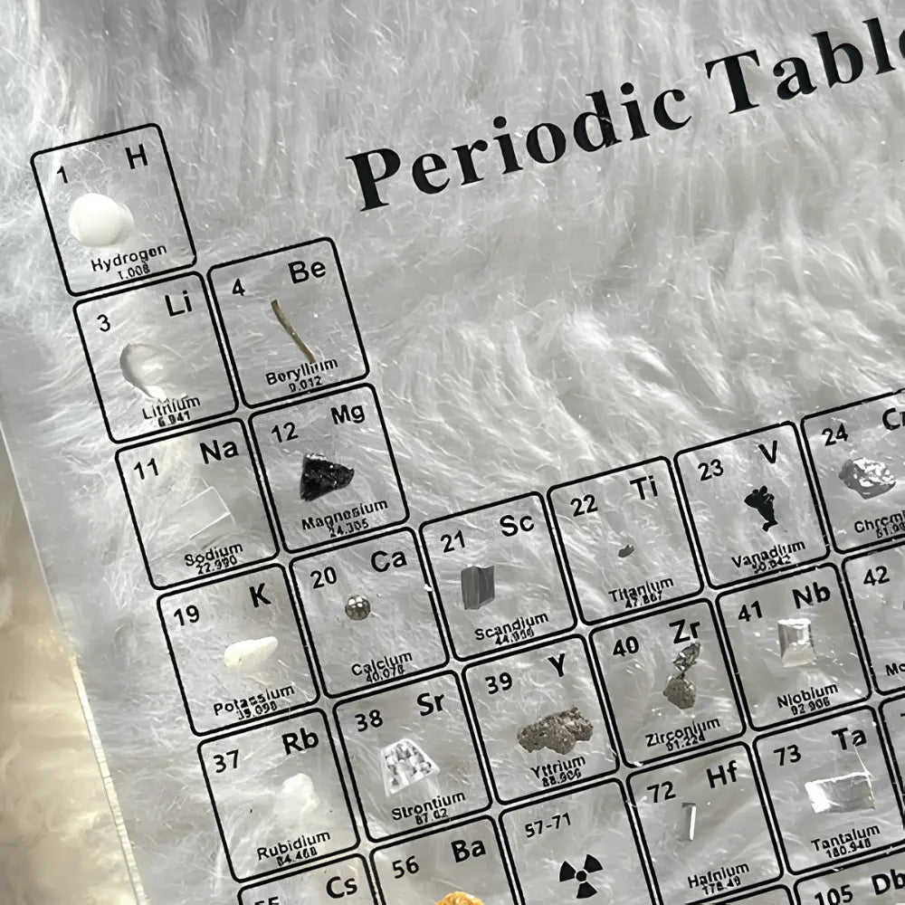 Periodic Table with Real Elements - FairyLightTrees