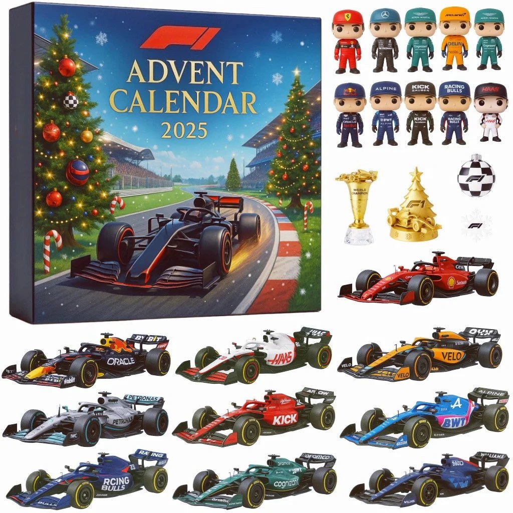 🎄 Racing Legends 2025 Advent Calendar – Collector’s Edition - FairyLightTrees