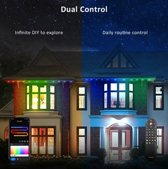 🌈 Smart, Rainbow, Steady LED Outdoor Lighting - FairyLightTrees