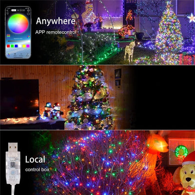Smart RGB LED String Lights with Music Sync - FairyLightTrees