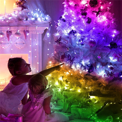 Smart RGB LED String Lights with Music Sync - FairyLightTrees