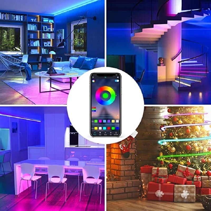 Smart RGB LED String Lights with Music Sync - FairyLightTrees