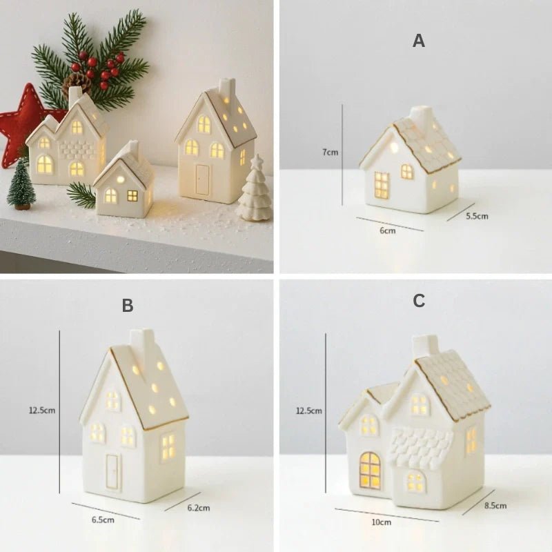 Snowhaven™ Ceramic Village - FairyLightTrees