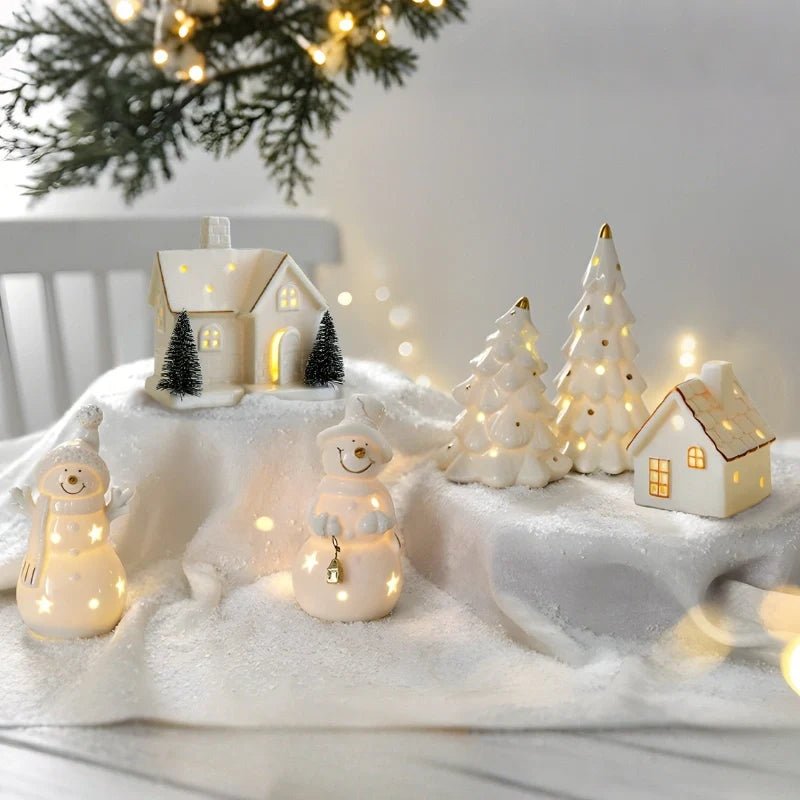 Snowhaven™ Ceramic Village - FairyLightTrees