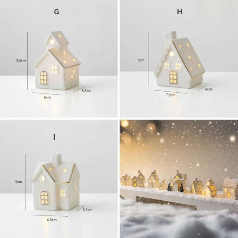Snowhaven™ Ceramic Village - FairyLightTrees
