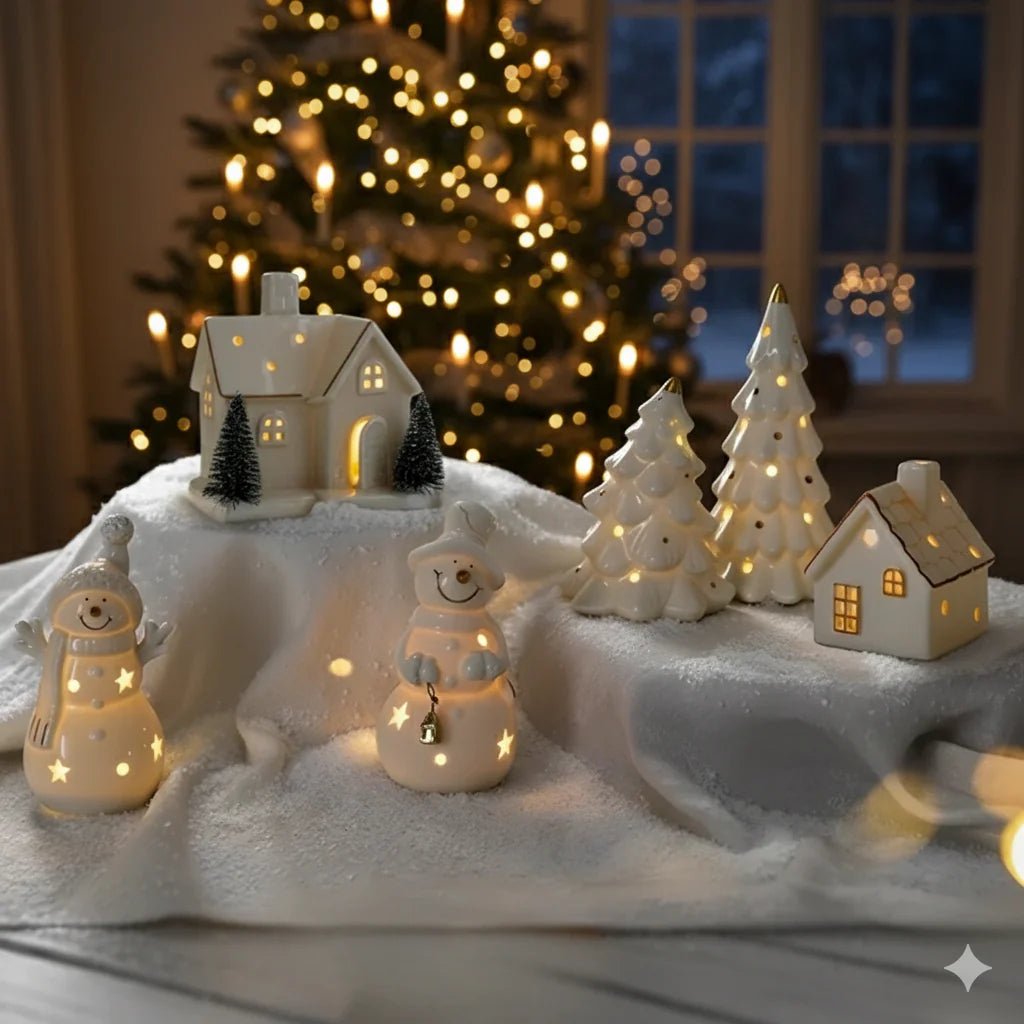 Snowhaven™ Ceramic Village - FairyLightTrees