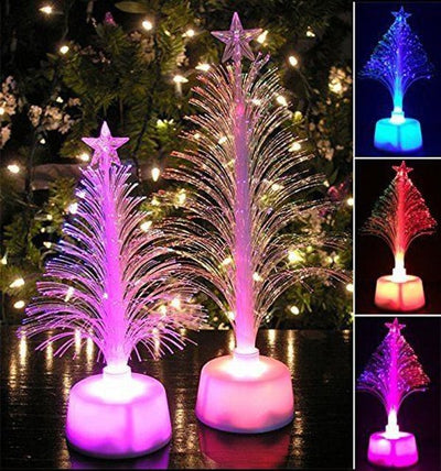 COLOR CHANGING XMAS MINI TABLE TREE - FairyLightTrees