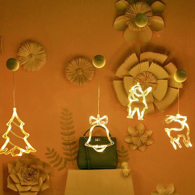 Elk Bell Santa Xmas Lights - FairyLightTrees