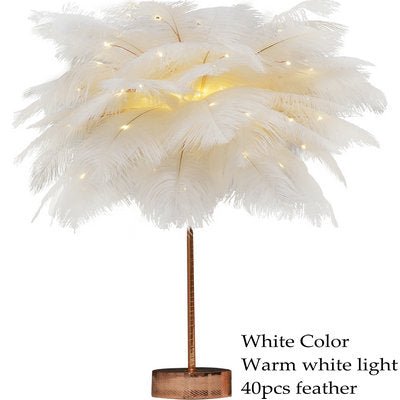 FEATHER PALM TREE LAMP - FairyLightTrees