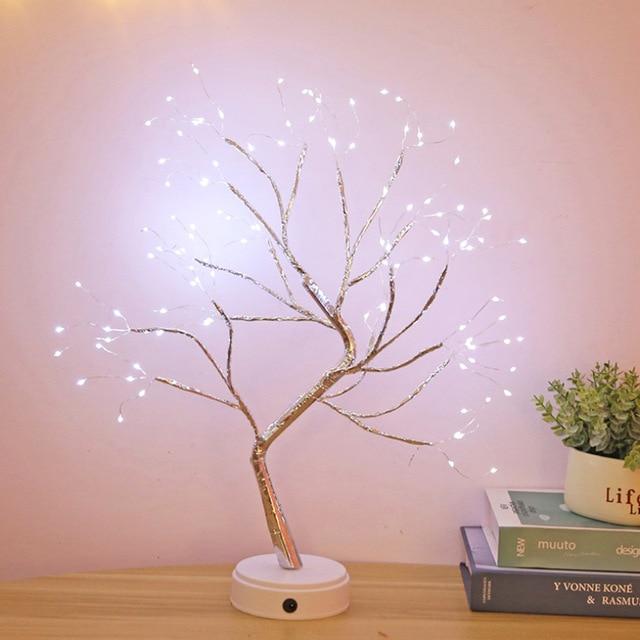 SILVER LIGHT SPIRIT TREE - FairyLightTrees