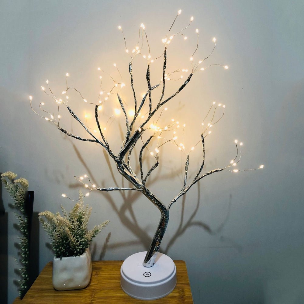 SILVER LIGHT SPIRIT TREE - FairyLightTrees