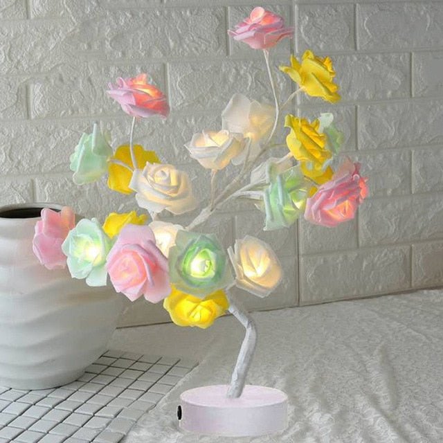 THE DELIGHTFUL ROSE TREE - FairyLightTrees