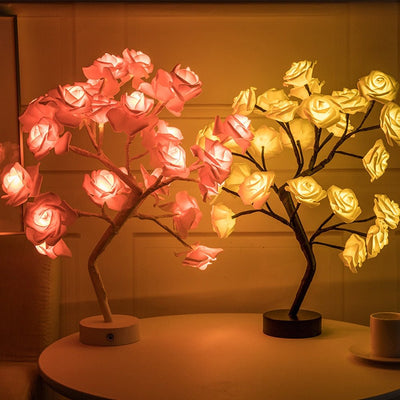 THE DELIGHTFUL ROSE TREE - FairyLightTrees